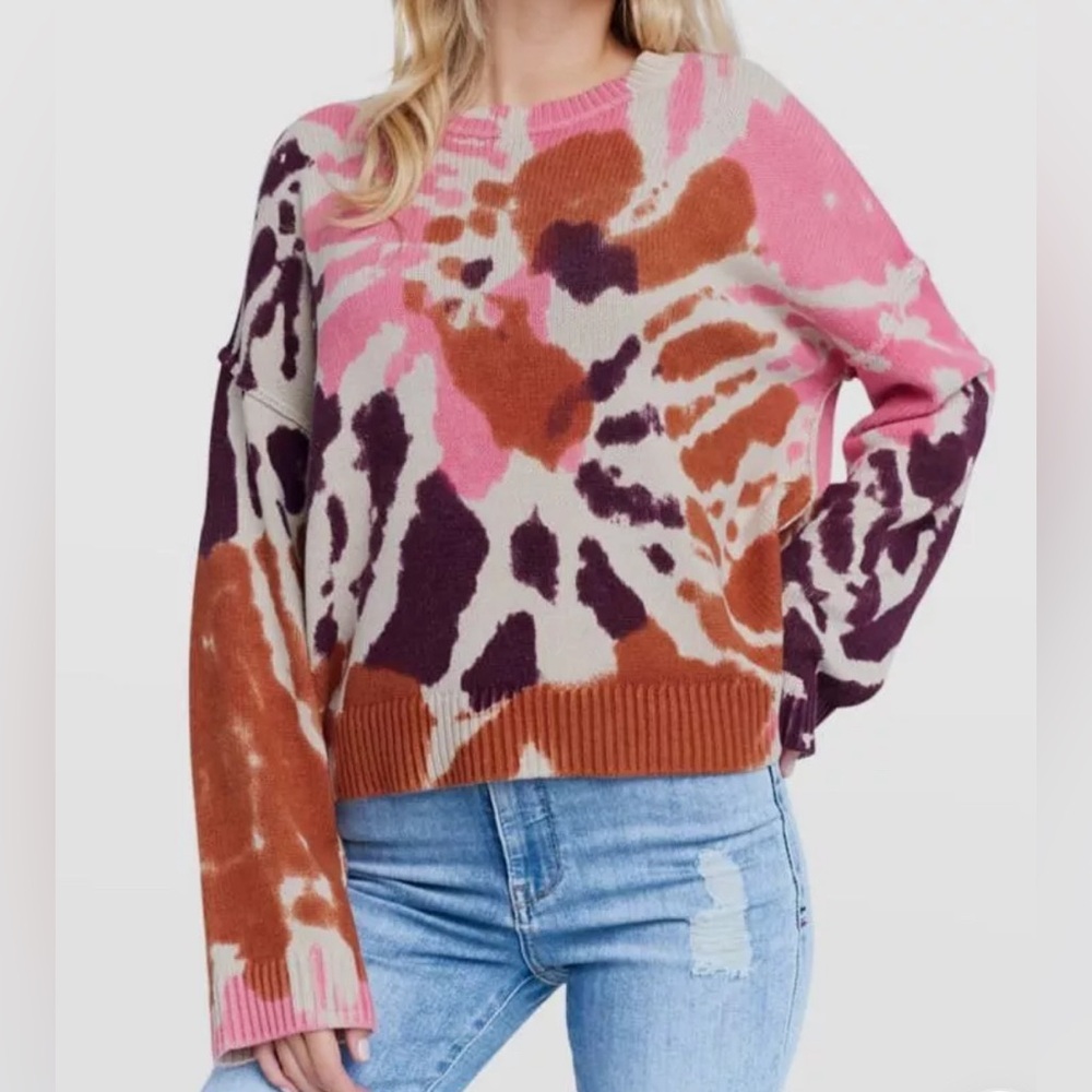 Lisa Todd dreamscape tie dye sweater